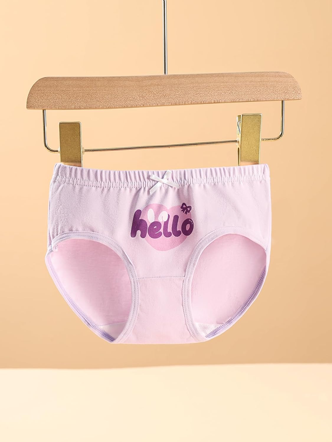 Haloumoning Girls Underwear Soft Cotton Underwear Toddler Girls Briefs Kids Comfy Panties,4-pack