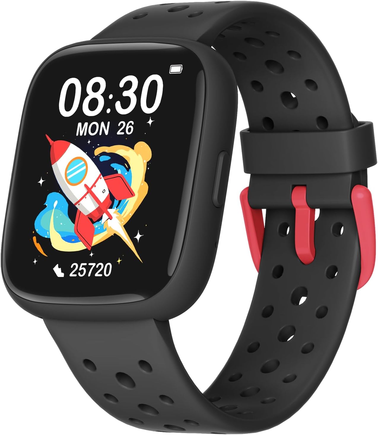 Kids Watch for Boys 5-12, Kids Smart Watch Fitness Tracker Pedometer, No Phone Needed, Puzzle Games with Parental Control, IP68 Waterproof, Heart Rate, Sleep Monitor, Step Counter, 80 Sports