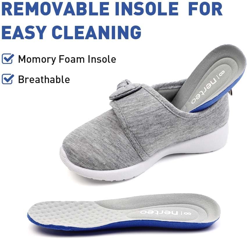 nerteo Toddler Girl Shoes Lightweight Slip On Sneakers for Kids