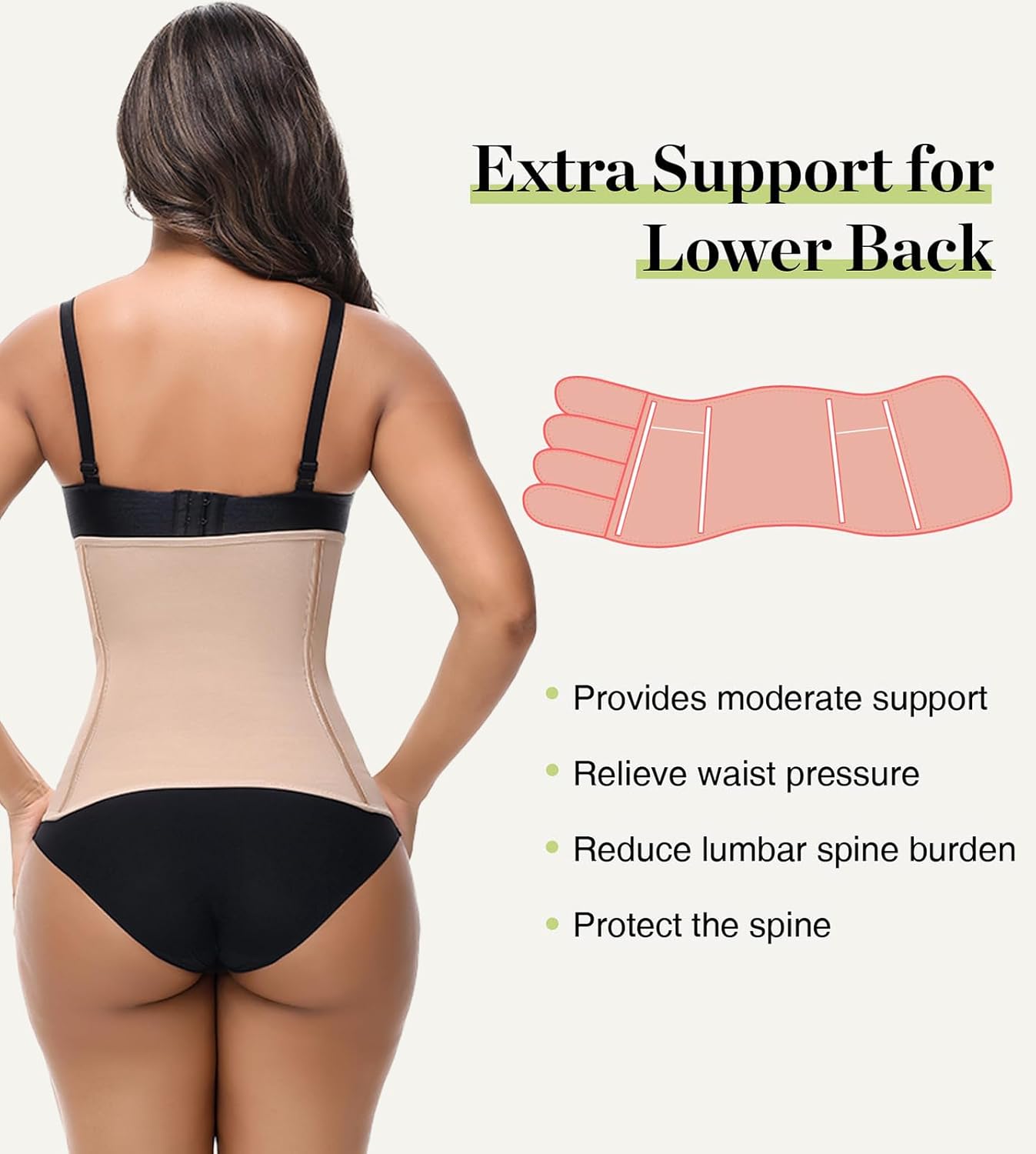 SHAPSHE Waist Trainer for Women Postpartum Recovery Wrap Waist Cincher Corset Shapewear Belly Band