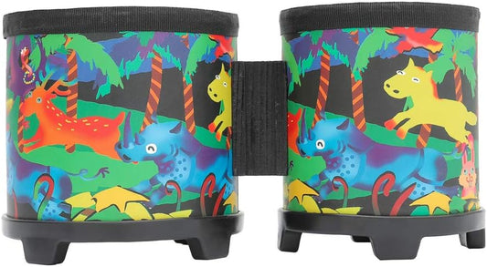 Bongo Drum 5"-6" Rhythm Club Drum for Kids Percussion Instrument Music Drum with Colorful Mallets for Baby Children Special Christmas Birthday Gift.(5"-6")