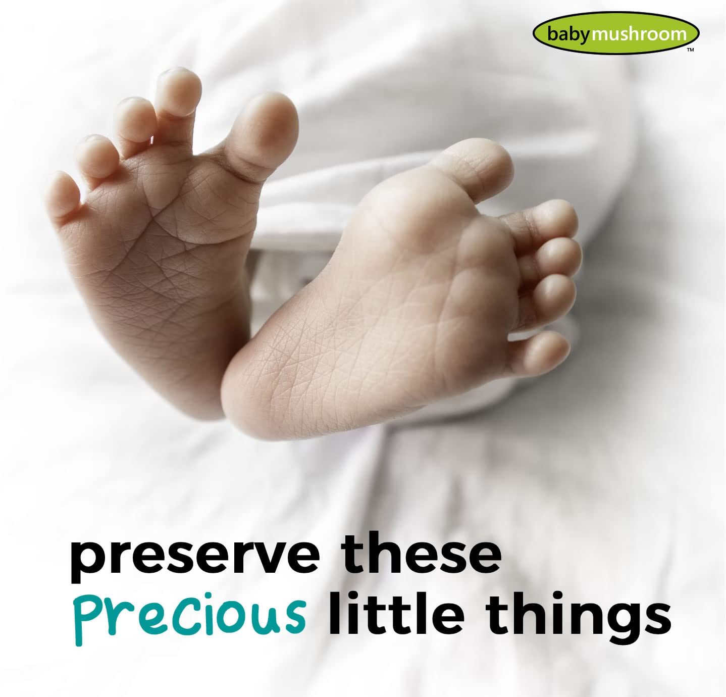 Baby Hand & Footprint Clay Keepsake Photo Frame Kit - w/Silicone Stencil for a Personalized Gift. Wood Frame, Wall/Table Mount. Perfect Registry, Baby Shower, New Mom, Birthday & Newborn Gift - Black