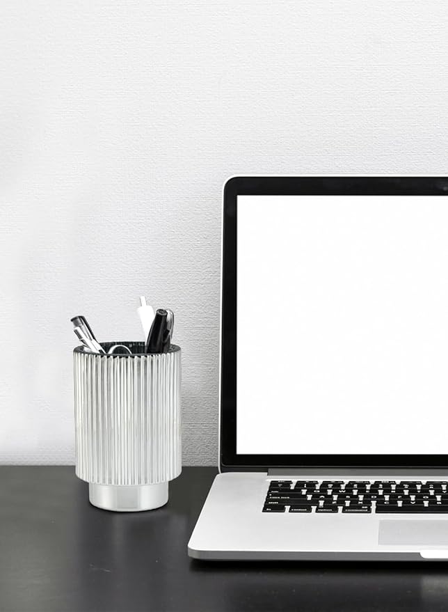 Serene Spaces Living Silver Ribbed Pedestal Glass Votive Holder, Table Centerpiece, Home, Office, Wedding, Birthday, Holiday & Special Events Decor, 3.5" Diameter & 5" Tall, Pack of 24