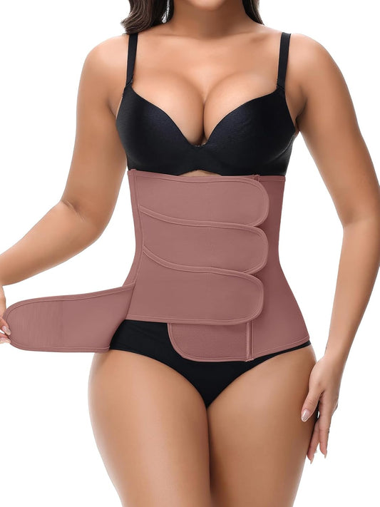 SHAPSHE Waist Trainer for Women Postpartum Recovery Wrap Waist Cincher Corset Shapewear Belly Band