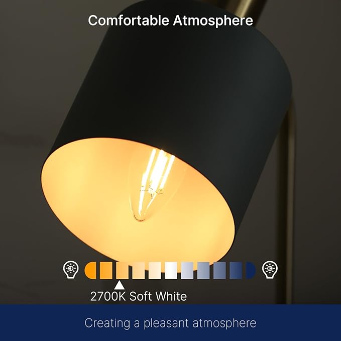 FLSNT 48 Pack LED Candelabra Bulbs 60W Equivalent, B11 Dimmable LED Chandelier Light Bulbs, E12 Base, 2700K Soft White UL,CA65 Listed.