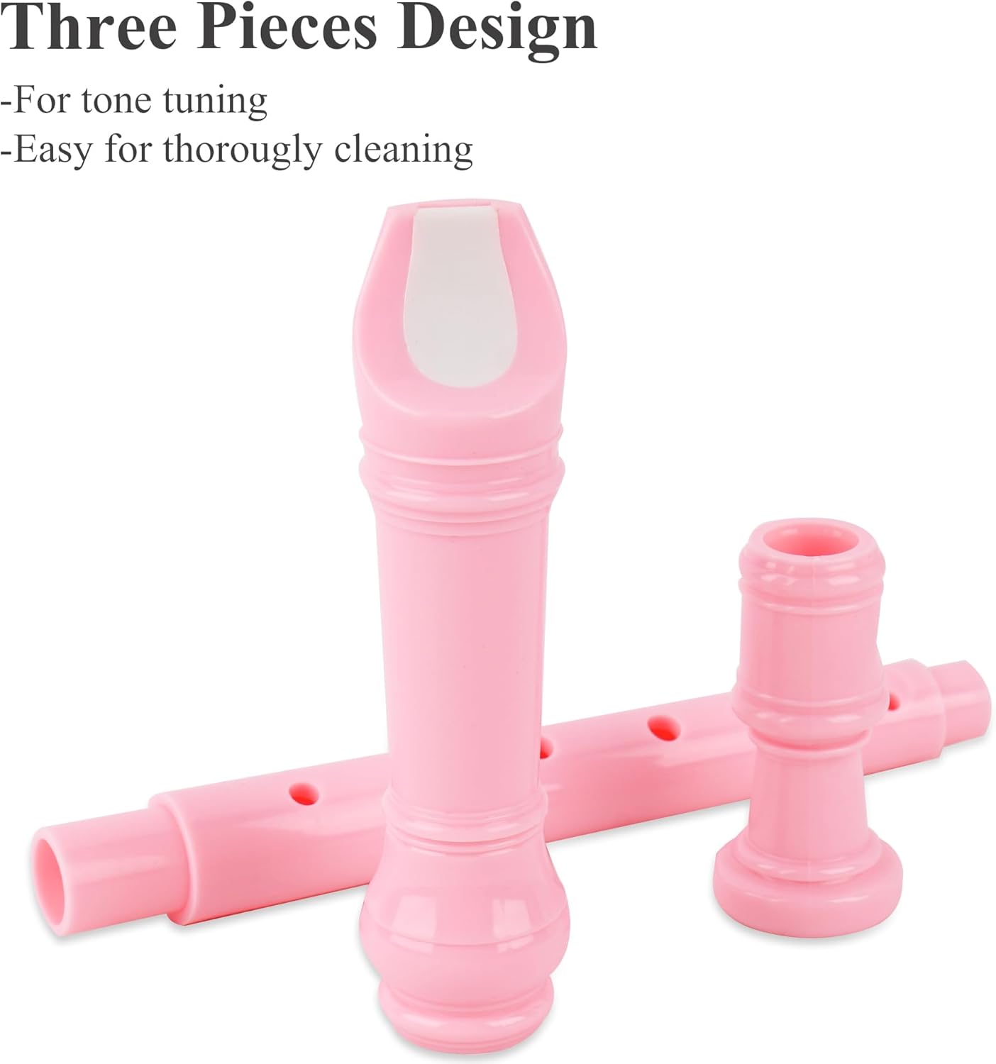 Recorder Instrument for Beginner Adults,8-Hole Soprano Descant Recorder Music Flute with Cleaning Rod & Case Bag For Home Entertainment(2-Pink Unicorn2)