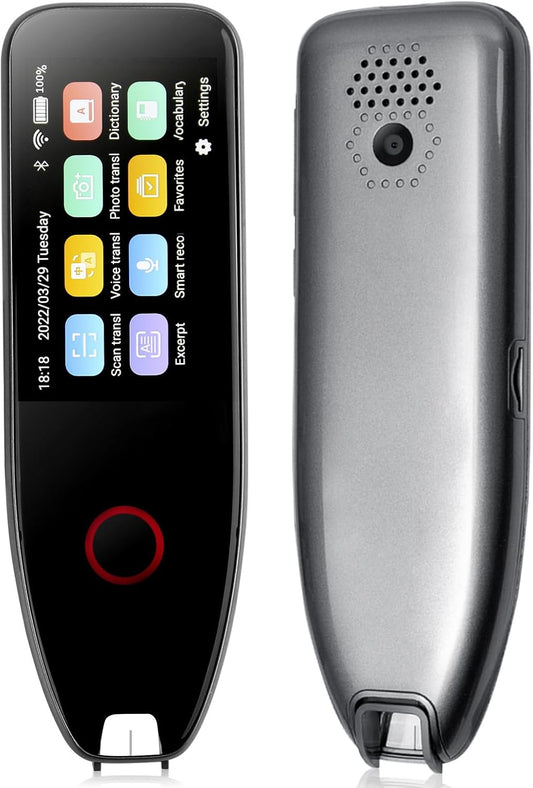 Language Translator Device Scanner Pen - Text to Speech Device for Dyslexia, Suitable for Language Learners Scan Translate Reading Pen,Fast - Under 0.5 Sec