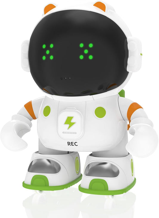 KaeKid Voice Control Robots for Kids, Astronaut Interactive Smart Robotic with Touch Sensor, Speech Recognition, Singing, Dancing, Repeating and Recording, Robot Toy for 3-8 Year Old Boys Girls