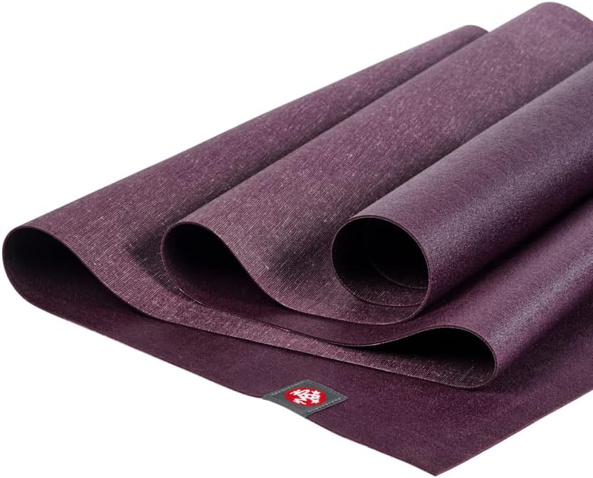 Manduka eKO SuperLite Yoga Mat - 1.5mm Natural Rubber | Foldable & Travel Friendly | Soft Textured Surface | Eco-friendly