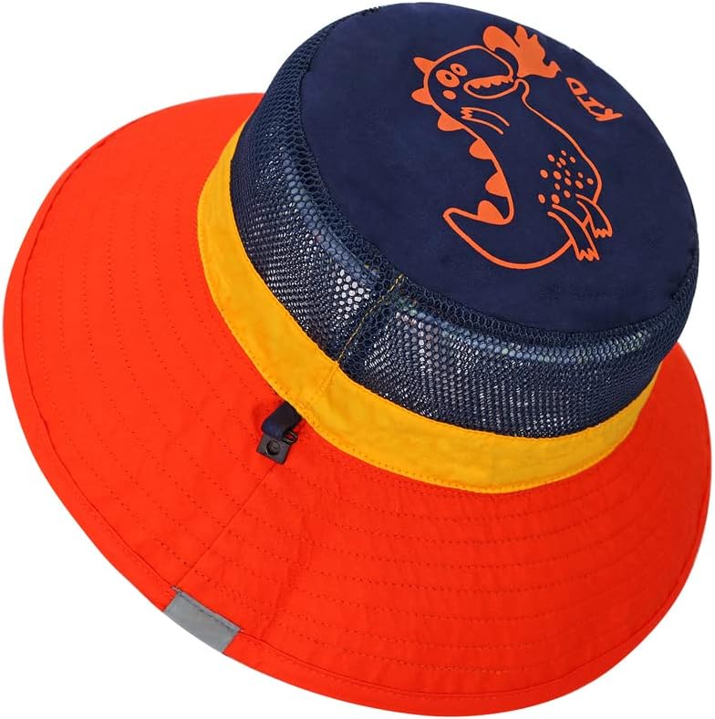Kids Toddler Baby Boy Sun Hat Summer Bucket Hats with UPF 50+ UV Sun Protective