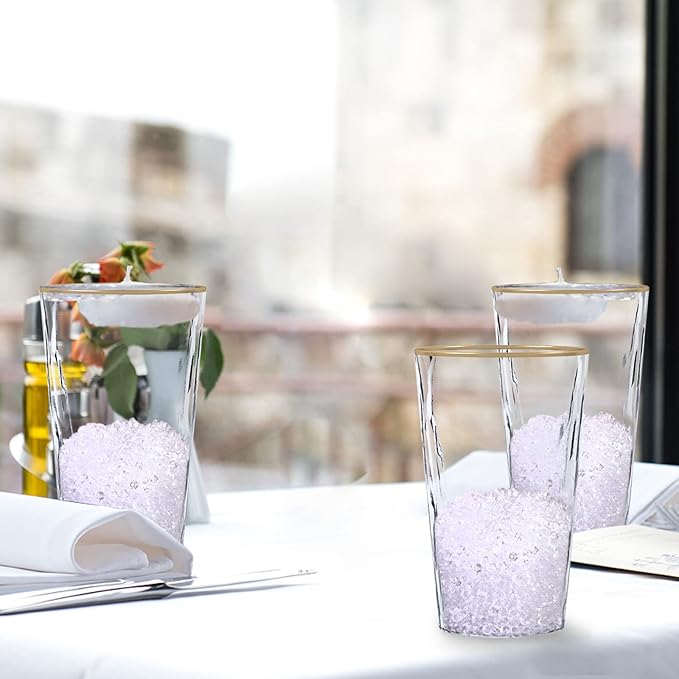 FUTUREPLUSX Fake Diamonds, 10000 PCS Mini Clear Diamonds Decoration Acrylic Crystal Vase Fillers Table Scatter Confetti Gems for Wedding Bridal Shower Birthdays Graduation Party Home Decor