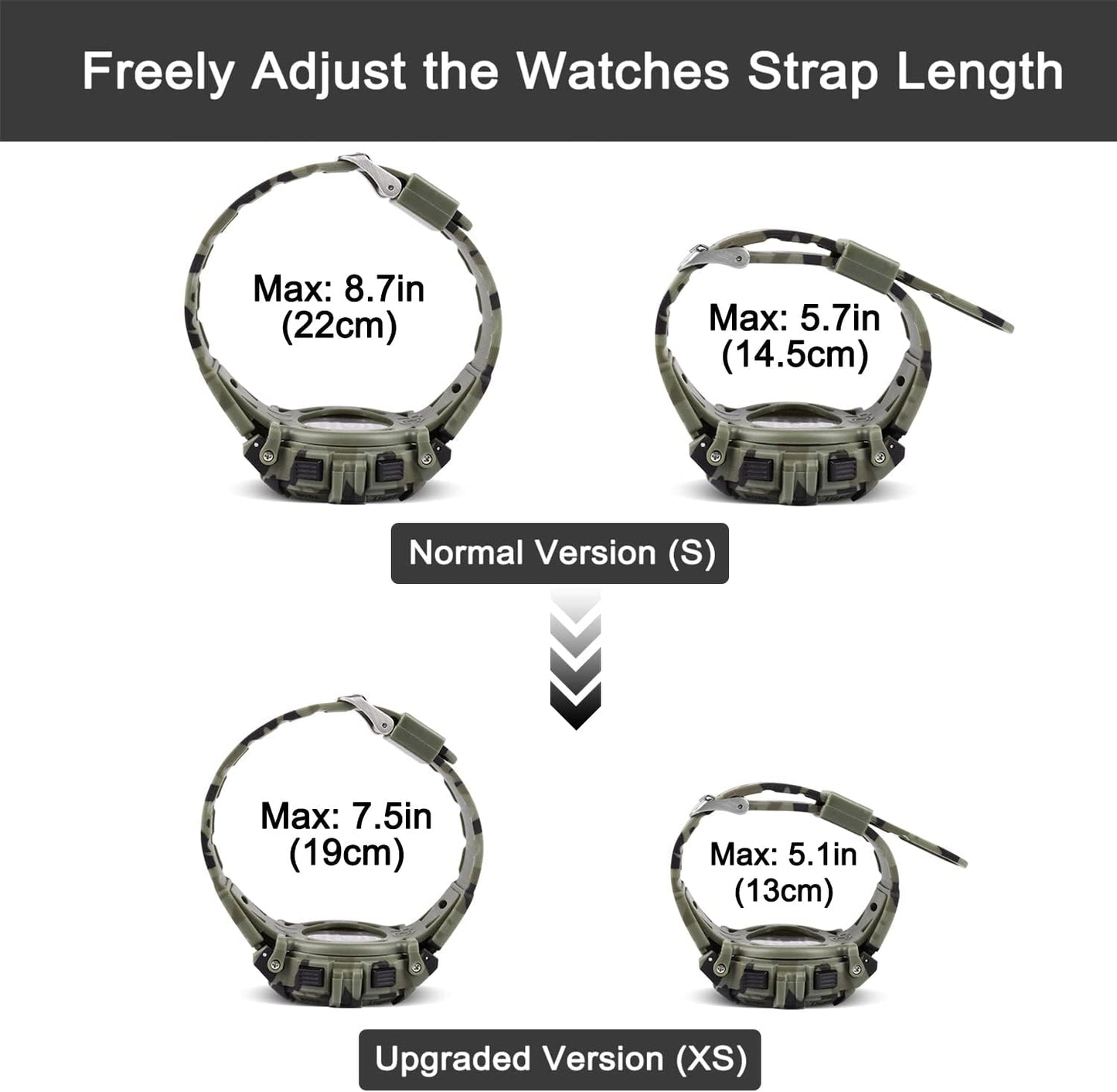 Kids Watch,Boys Watch for 3-15 Year Old Boys,Digital Sport Outdoor Multifunctional Chronograph LED 50 M Waterproof Alarm Calendar Analog Watch for Children with Silicone Band,Kids Gift