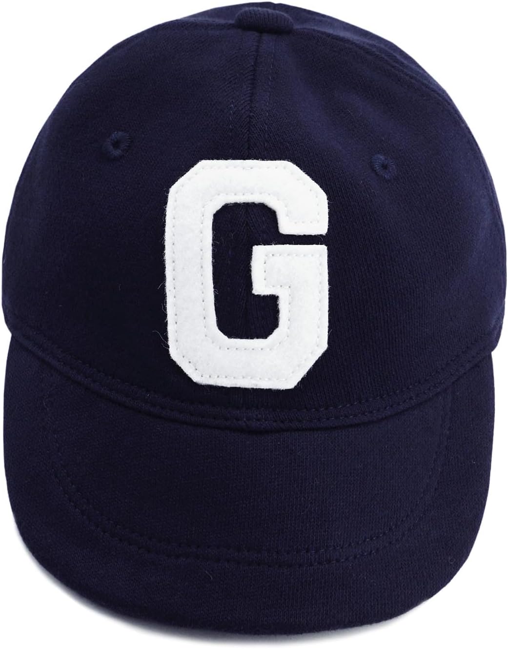 Keepersheep Baby Baseball Cap Infant Sun Hat, Cotton Knit with Soft Brim, Adjustable Soft Newborn Toddler Cap