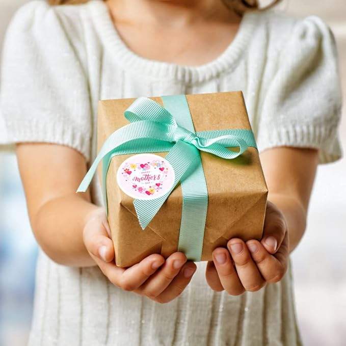 Mothers Day Stickers, Happy Mother's Day Labels Stickers for Mothers Day Card Gifts Present Decoration, Mothers Day Flower Decoration Stickers