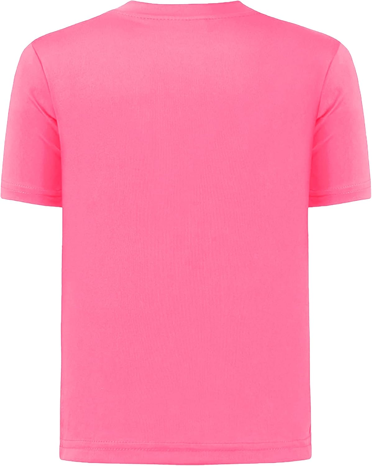 QBK 2T to Youth Neon Shirt Kids UPF 50+ Dry Fit Athletic Short Sleeve Rash Guard T Shirts for Boys Girls Sports Undershirt