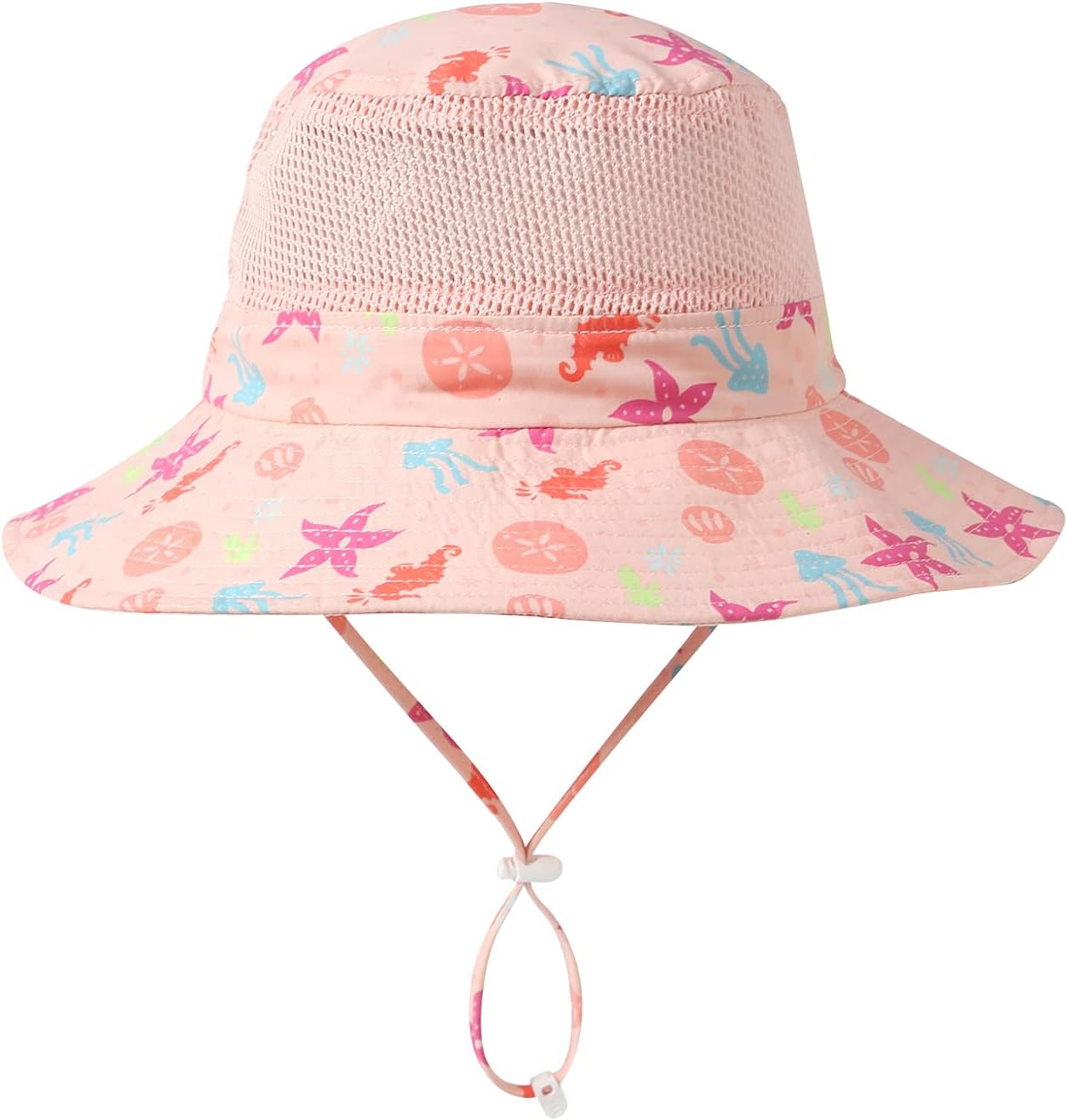 Home Prefer UPF50+ Wide Brim Sun Hat Boys Girls Sun Protection Hat Zoo Beach Swim Safari Bucket Hat for Baby Toddler Kid