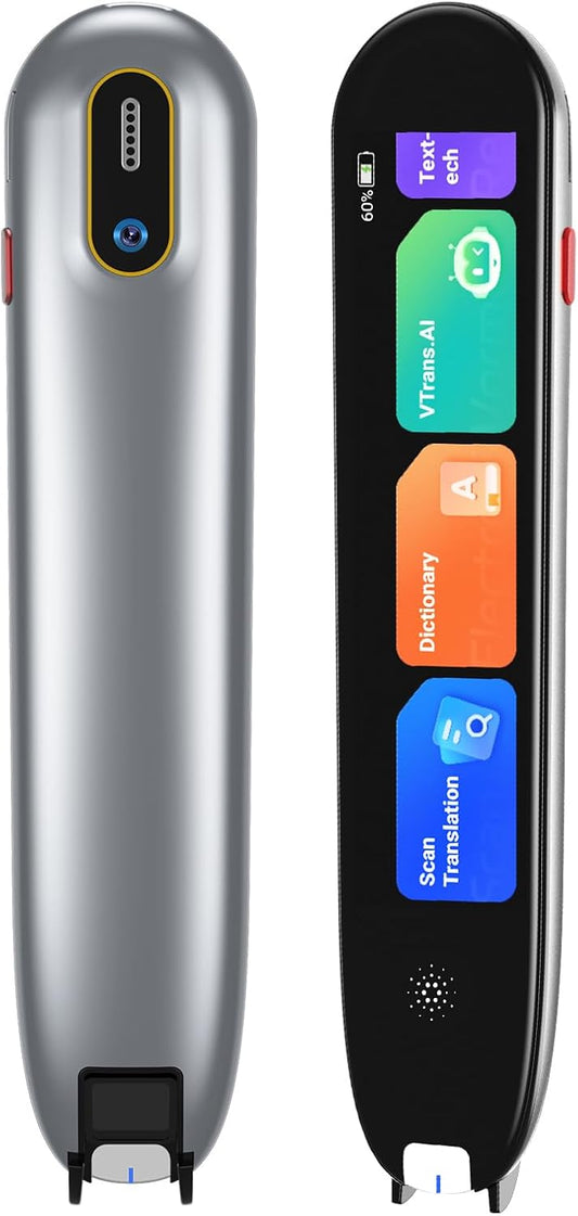 Translation Pen, Reading Pen for Student & Adults, Assistive Tool for Dyslexia & Scan Reader Pen OCR Digital Pen Reader, Reading Support & Language Learners, Translator Pen for 134+ Languages