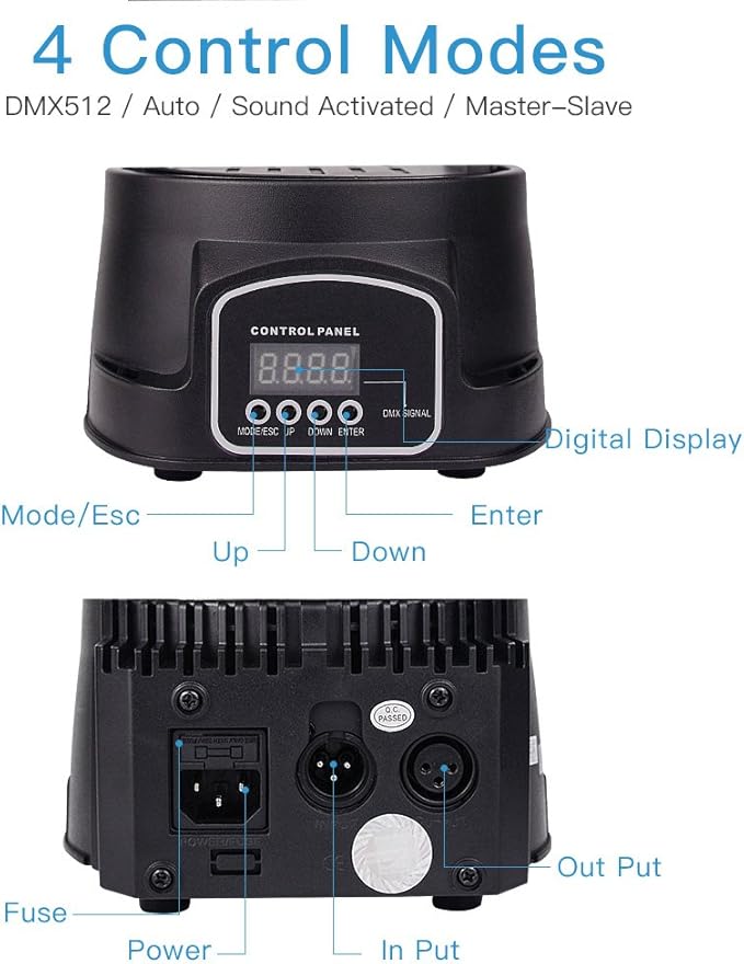 BETOPPER DJ Lights Moving Head,RGBW Mini Stage Lights Moving Head, DMX DJ Disco Lights Sound Activated, Mini Moving Heads Wash Light for Christmas, Parties, Club, Concert, Wedding, Disco Events, 7x8W