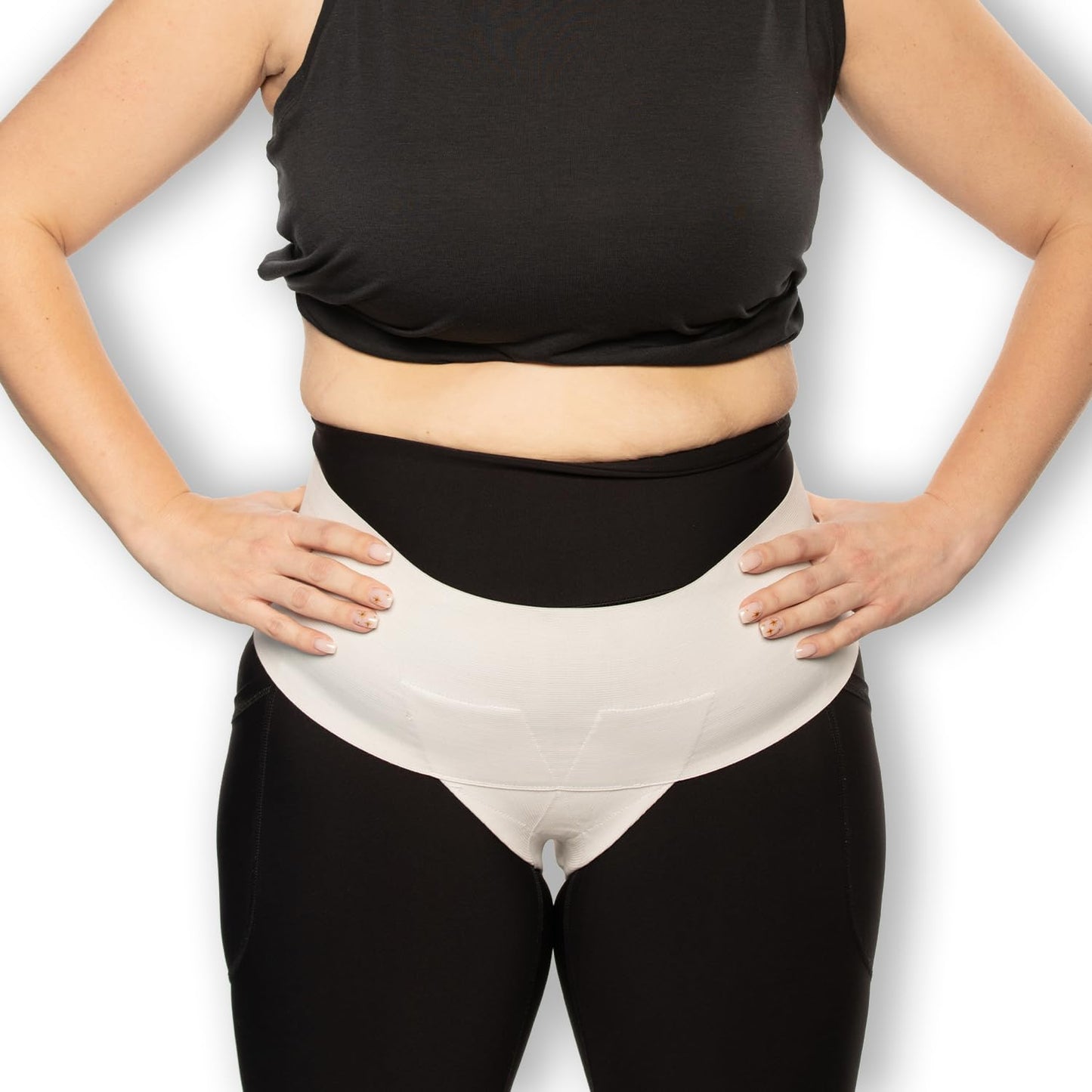 Pelvic Orthotic Support Belt - Uterus Support Girdle for Women’s Prolapsed or Dropped Bladder | Vulvar Varicosities | Postpartum Recovery | Symphysis Pubis | Dysfunction Pain - High Waist