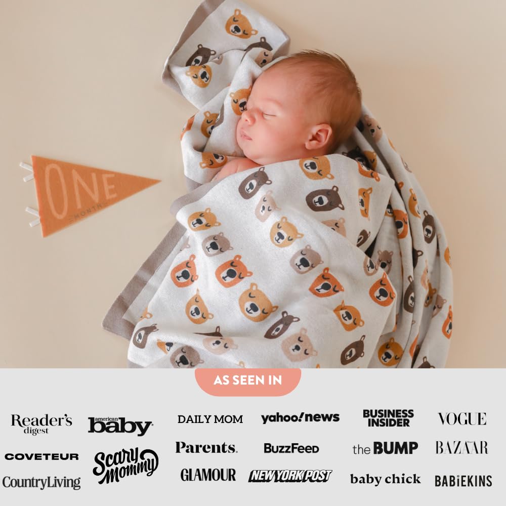 Lucy Darling Petit Milestone Pennants – Baby Monthly Milestone Pennant Flags – Newborn Photo Props & Felt Nursery Decor – Keepsake Banner Set for Baby Photos – Mountain Fields