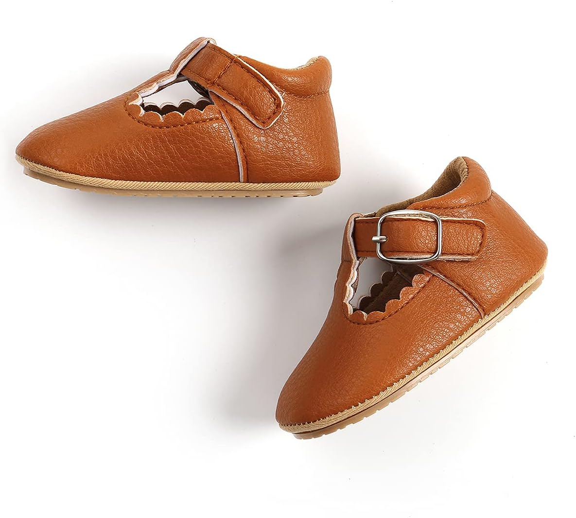 Baby Shoes Mary Jane Flats Non Slip Soft Sole Infant Toddler Sneakers First Walkers Party Christmas Dress Shoes