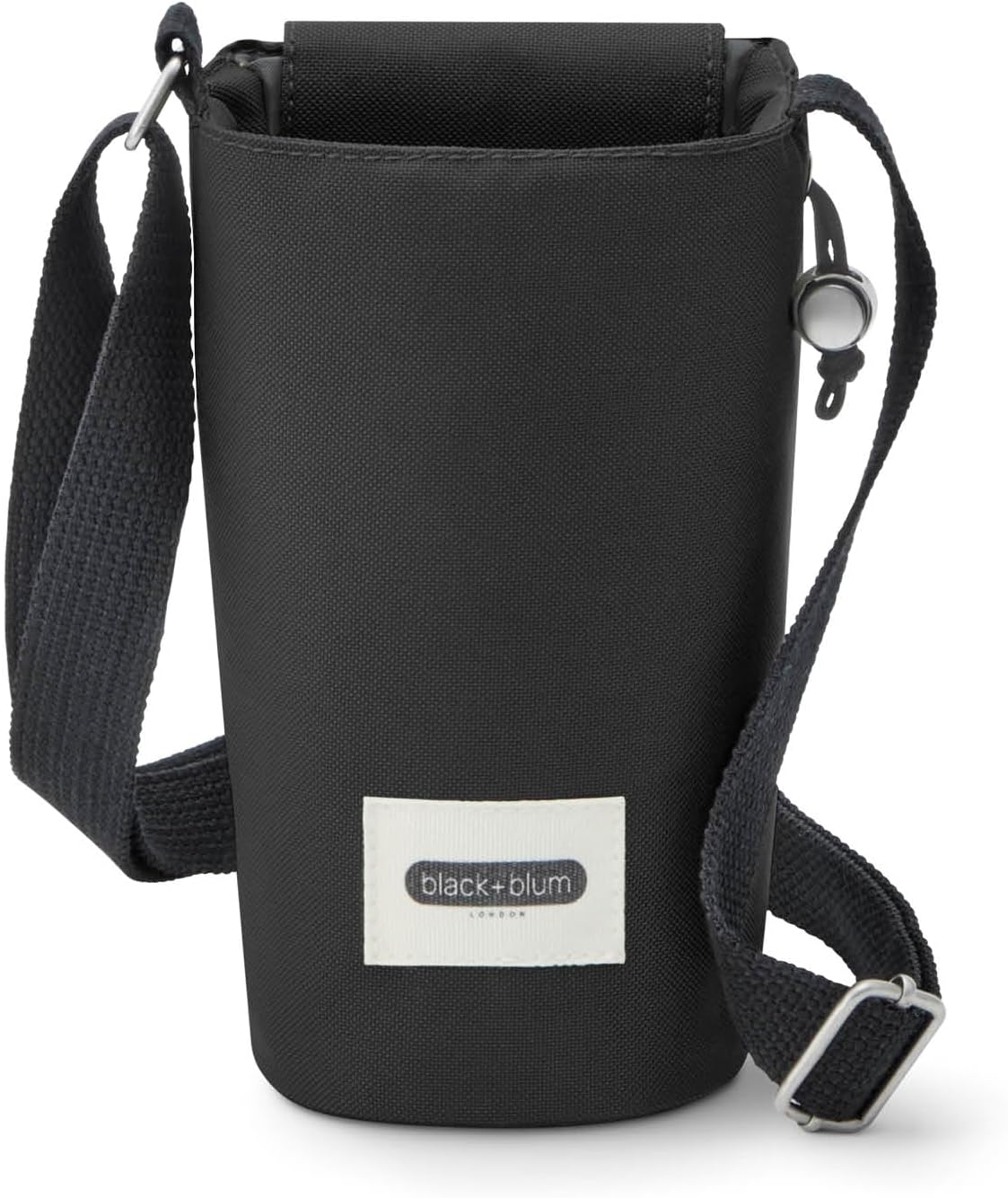 BLACK + BLUM Insulated Bottle Bag - For Adults and Kids - Made with Recycled PET and BPA Free - Bottle Bag for On The Go, Black