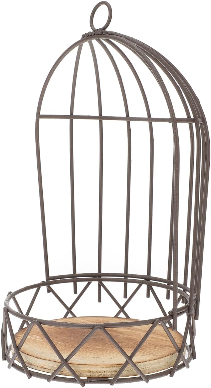 Farmhouse Birdcage Candle Holder Bird Cage Decor Lanterns Decorative Metal Candlestick Vintage Bird Cage Planter Holder Tealight Hanging Birdcage Lantern Flowerpot for Wedding Table Decor