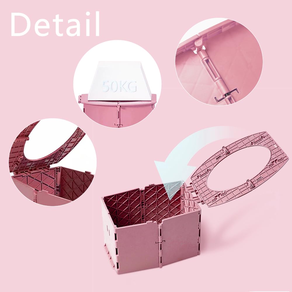 SunnySmile Travel Potty for Car，Travel Potty for Kids，Portable Potty for Toddler，Apply to Camping, Tourism, Outdoor, Indoor