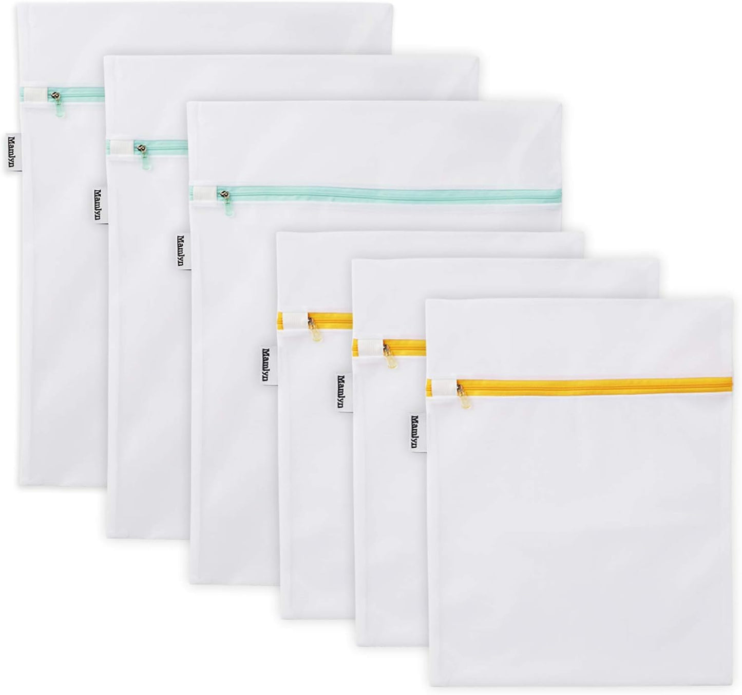 Mesh Laundry Bag for Delicates, Wash Bag for Underwear and Lingerie, Makeup Organizer Bag (3 Medium, 3 Small)