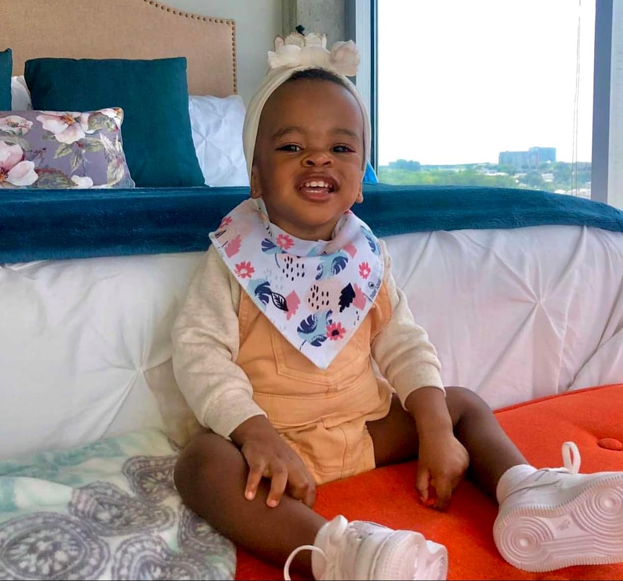 DiaperSquad's Baby Bibs for Drooling and Teething, Bibs for Boys, Baby Girl - Solid Cotton Baby Drool Bibs