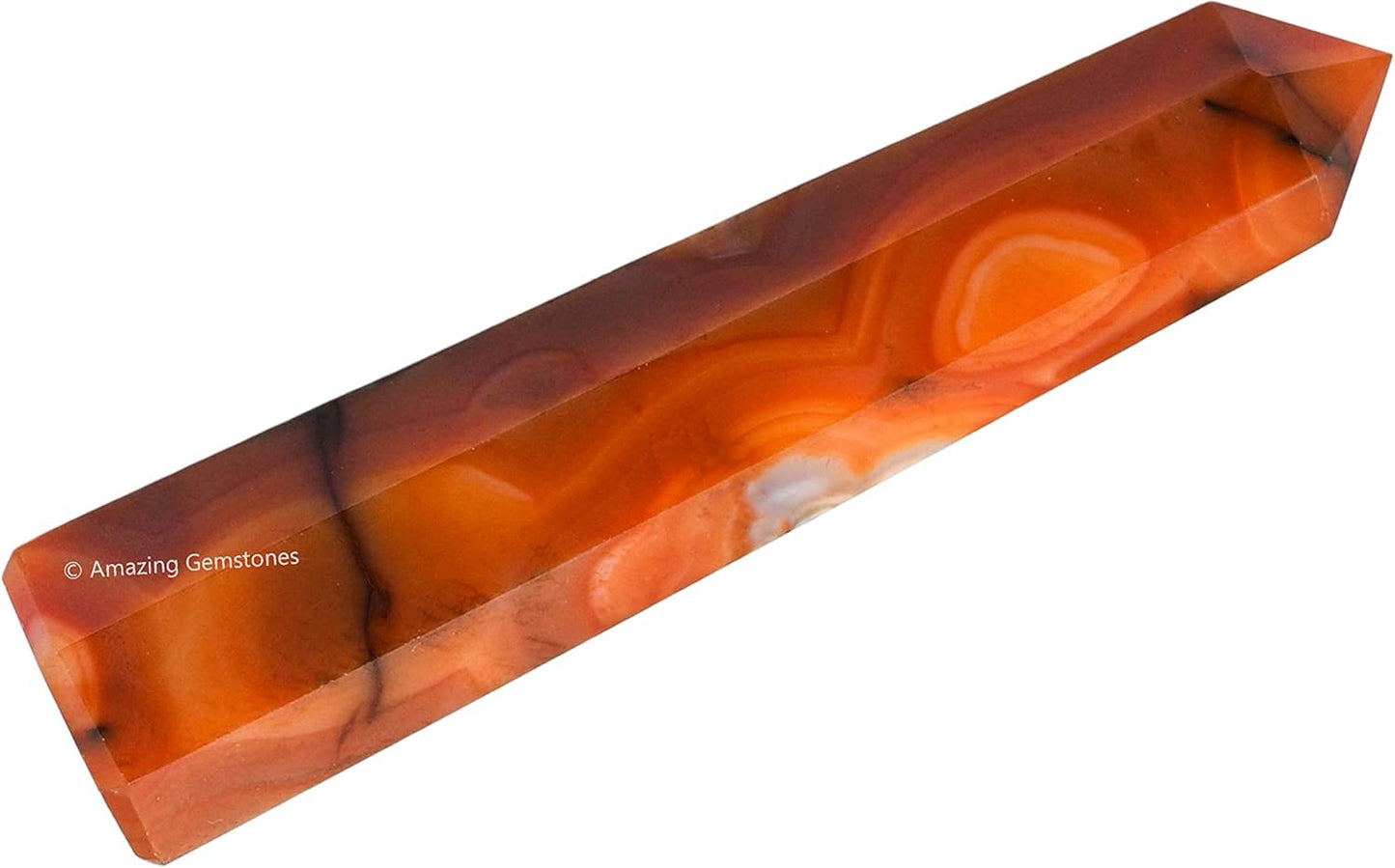 Amazing Gemstone Carnelian Crystal Towers ~ Natural Healing Crystal Point Obelisk for Reiki Healing and Crystal Grid (2" to 3" INCH)