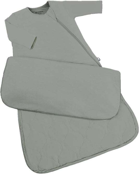 GUNAMUNA Unisex Long-Sleeve Sleep Sack, Wearable Sleep Bag for Babies and Toddlers, Soft Rayon, 1.0 TOG, 3 to 36 Months