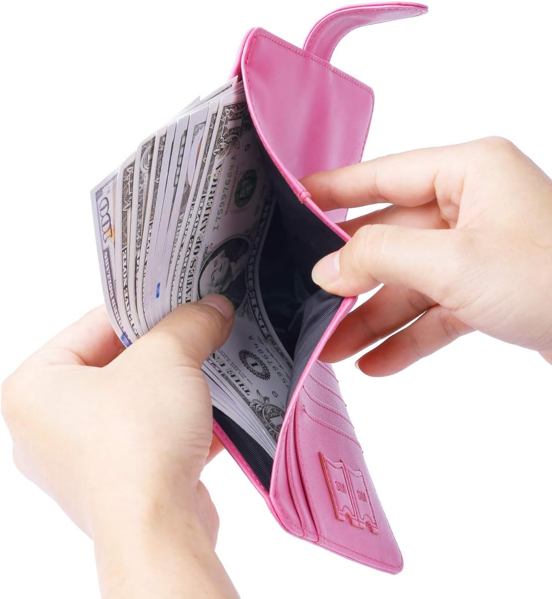 Passport Holder Cover Wallet RFID Blocking Leather Card Case Travel Accessories for Women Men (#Pink)