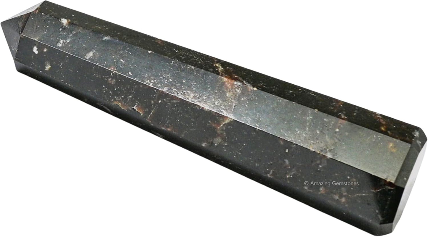 Amazing Gemstone Garnet Crystal Towers - Natural Healing Crystal Point Obelisk for Reiki Healing and Crystal Grid (3 Inch)