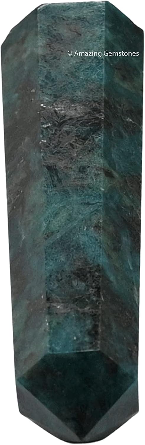 Amazing Gemstone Chrome Diopside Crystal Towers - Natural Healing Crystal Point Obelisk for Reiki Healing and Crystal Grid (3 Inch)