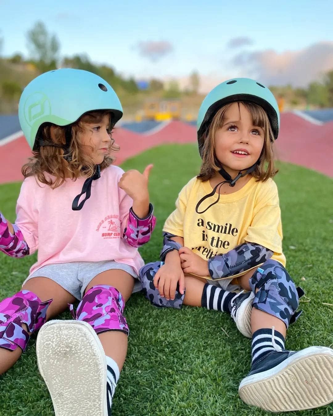 Soft-Style Kids Knee and Elbow Pads with Bike Gloves, Flexible Impact-Resistant Gear for Ages 2-11, Designed for Balance Bikes, Roller-Skating, and Skateboarding