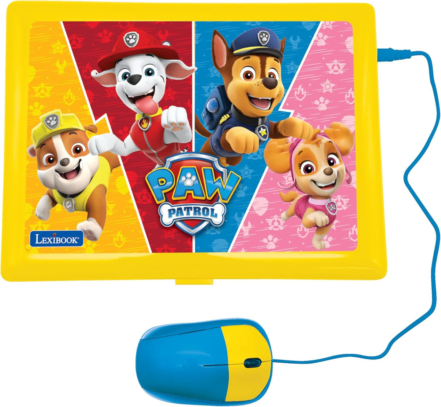 Lexibook - Paw Patrol - Bilingual and Educational Laptop English/Spanish - Toy for Children, 170 Activities to Learn, Play Games and Music, Large Screen - JC599PAi2