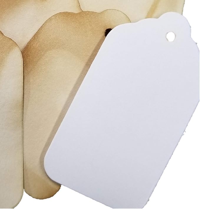 Let Love Grow Personalized CardStock Favor Tag Sets of 25 Tags (Small 2" x 1 1/8") Wedding Shower Baby