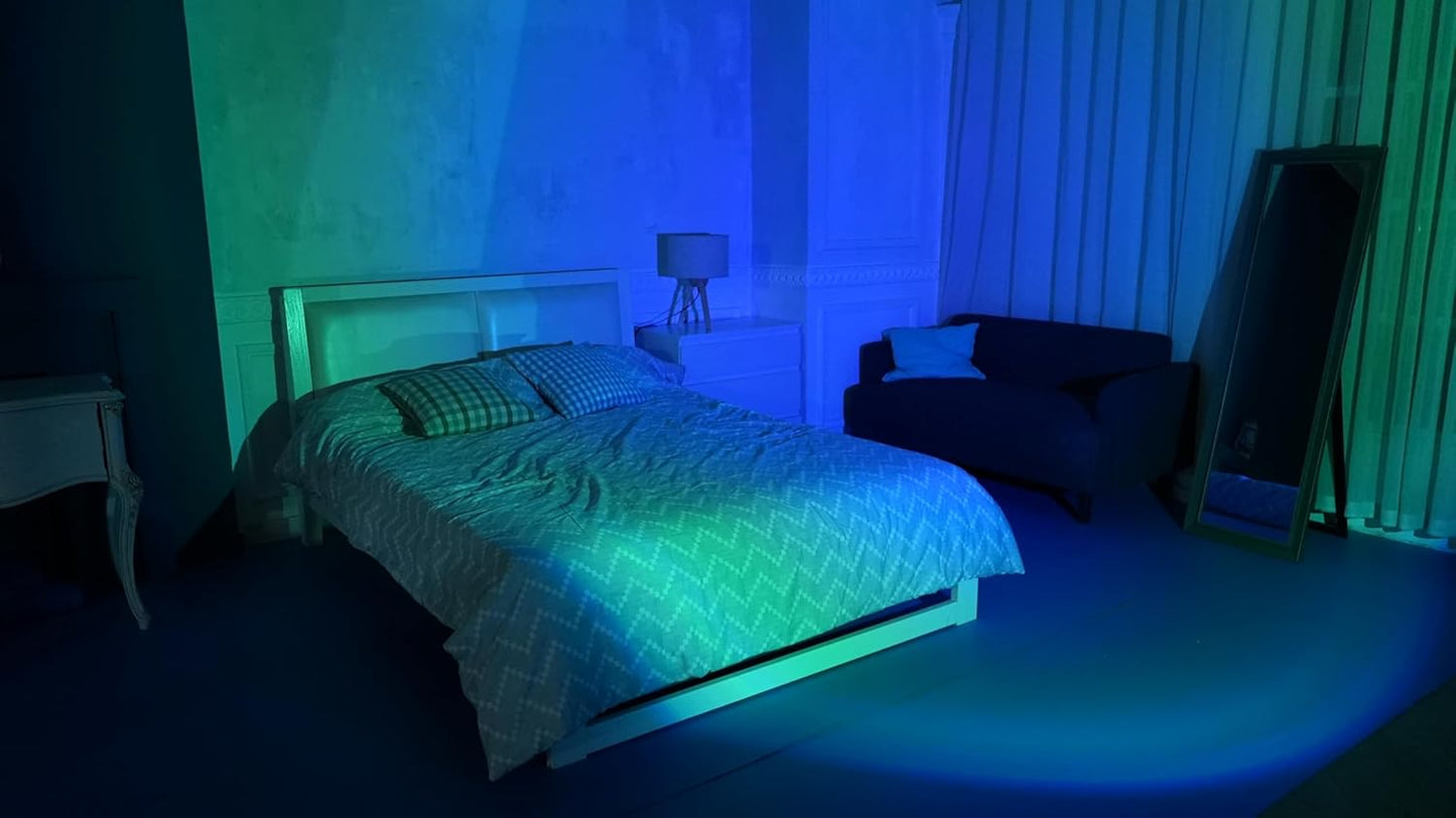 Sunset Lamp Projector Led Lights for Bedroom Night Light RGB Lights Sun Sunlight Sunrise Lamp 10w 360° Rotation Mood Lighting Home/Room Decor Christmas Gifts for Women,Triangle Multicolor