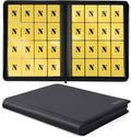 16 Pocket Card Binder,1280 Pockets Ringless Trading Card Binder,Premium Zipper Card Album Folder for TCG,MTG,Game&Sports Cards(BLACK)