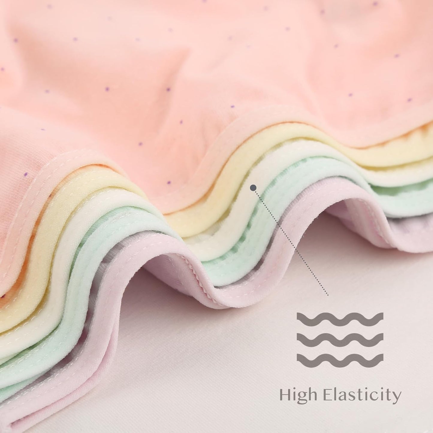 Donella Girls' Soft Cotton Underwear - Kids Bikini Brief Panties for Girls and Toddlers 5-Pack, Age: 2-15