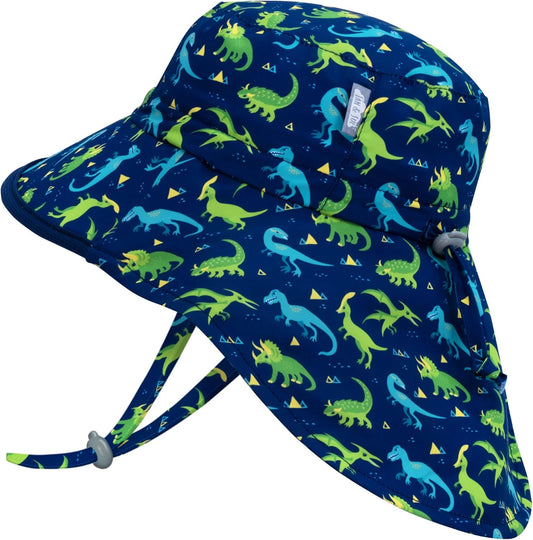 JAN & JUL Summer Adventure Wide Brim 50+ UPF Quick-Dry Sun-Hats for Kids