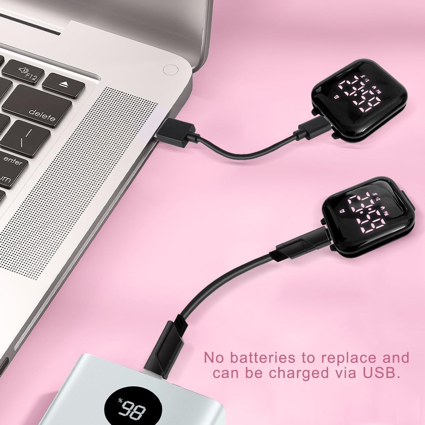 Kids Watches for Girls Boys Digital Sport Watch with Step Counter Pedometer Vibration Alarm Clock, No App Waterproof Fitness Tracker Kids Watch Boys Girls Teens Students Ages 5-16