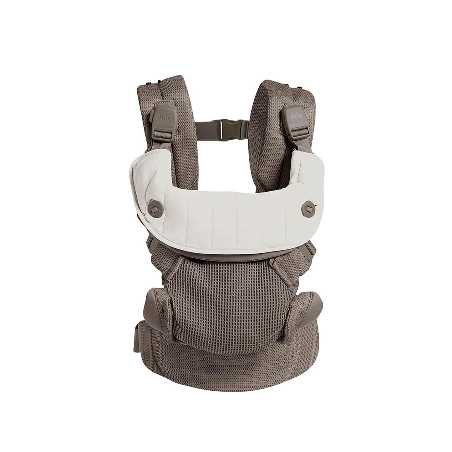 Joie Savvy Air 4-in-1 Mesh Baby Carrier – Breathable, Ergonomic Baby Carrier with 4 Carry Positions, Cooling Mesh Fabric, Padded Straps, and Lumbar Support (Bisque)