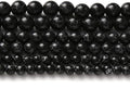Black Turquoise Stone Beads Gemstone Round Crystal Energy Jade Beads Stone Beads for Jewelry Making DIY Bracelet Necklace Jewelry Making 1 Strand 15.5inch 4MM