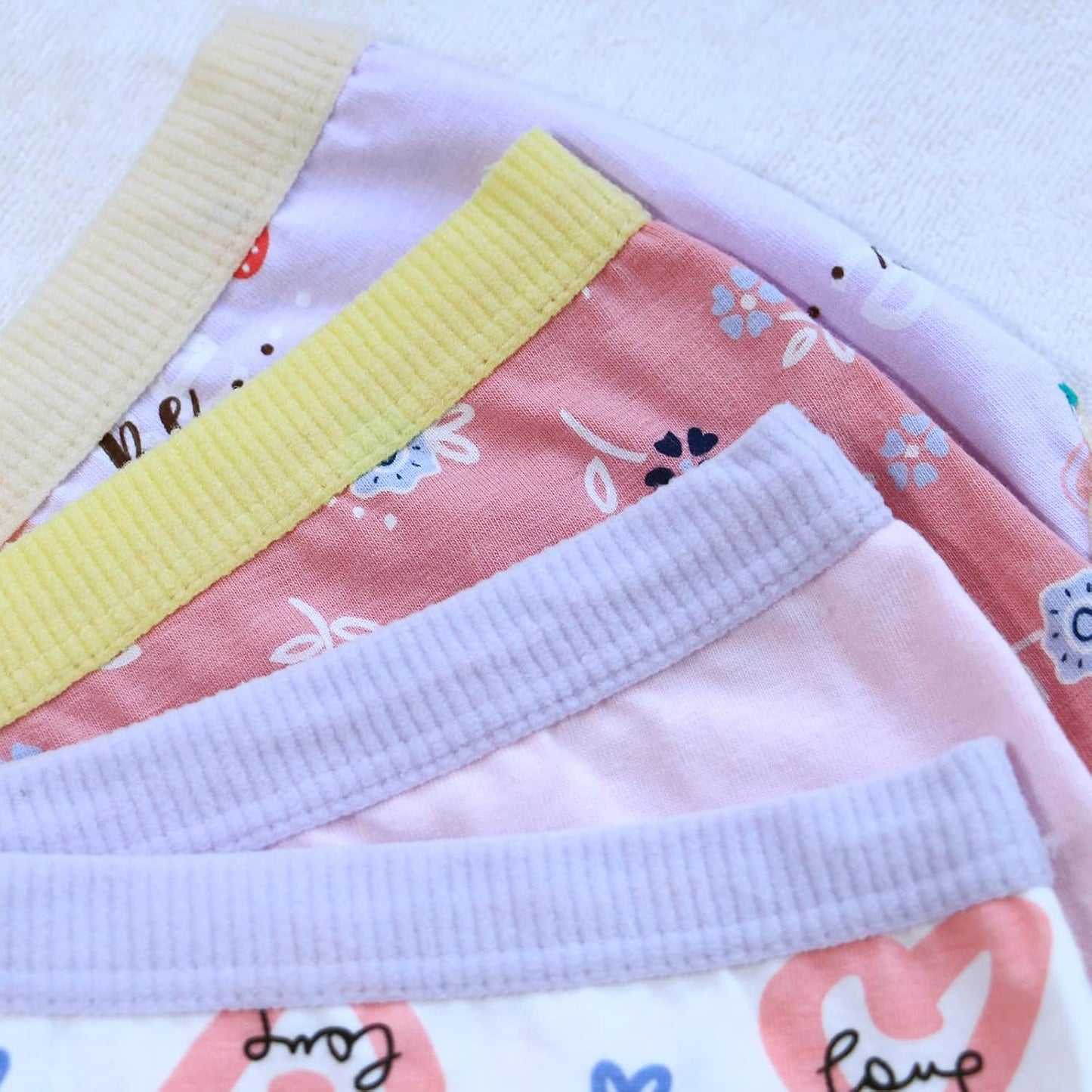 Little Girls' soft and breathable Comfort Panty Briefs Toddler Undies and Cotton Bikini Underwear Multipacks