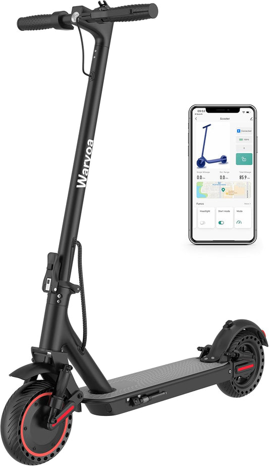 Electric Scooter, 500W Powerful Motor, 19-31 Miles Range, 10" Tires, 22Mph Max Speed, Commuting Electric Scooter with Cruise Control, Foldable E-Scooter with Dual Braking System for Adults and Teens