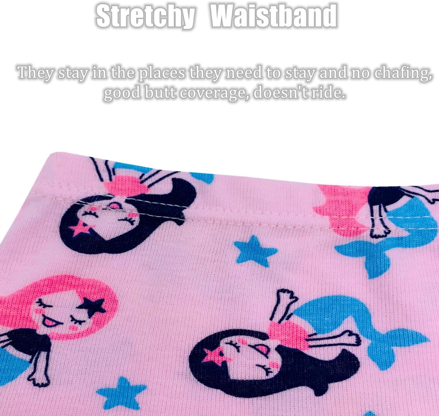 Cczmfeas Girls Hipster Cotton Underwear Boyshort Panties 6 Pack