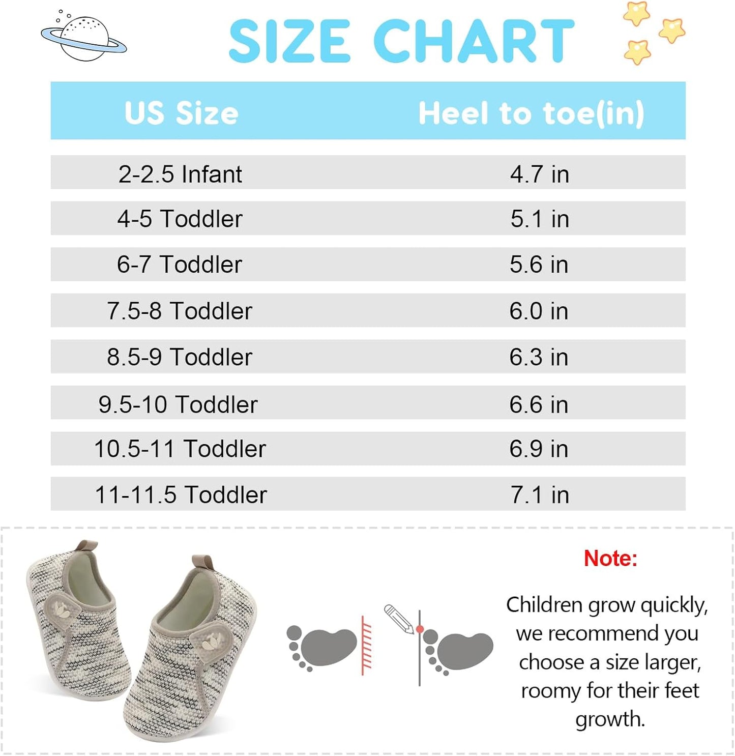 FEETCITY Toddler Walking Shoes Slip On Toddler Shoes Boys Girls Kids Sports Sneakers Casual School Shoes Barefoot Shoes