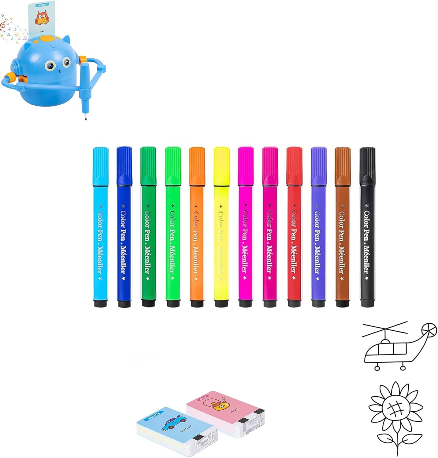 Drawing Robot Toy (12Pcs Pen)